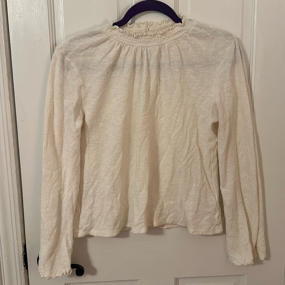 Madewell mock neck top